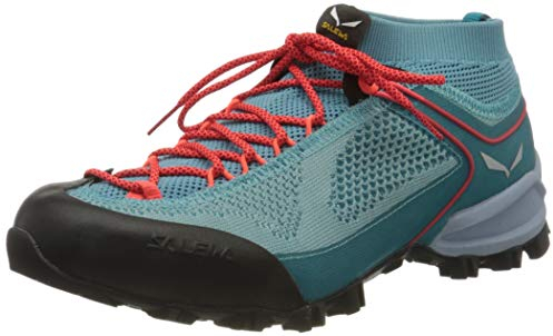 Salewa Femme Ws Alpenviolet Knitted Chaussures de trekking et randonn e, Canal Blue Ocean, 40.5 EU