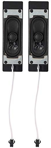 2 Altoparlanti 8 Ohm, 10 Watt, Altoparlante, subwoofer, con Collegamento Via Cavo, per LCD/TV/pubblicità/Lettore, Nero