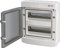 Elektro Plast Kleinverteiler IP65 Aufputz Unterverteilung Sicherungskasten Verteilerkasten (2x12 Module AP EEP) - ABS/PC - LAP-VTAP65