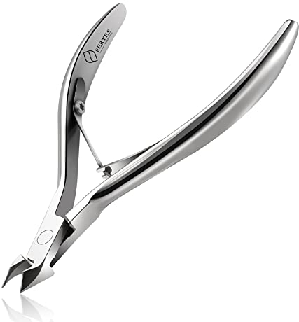 FERYES Nagelhautzange - Profi Hautzange Kutikula Zange, Scharf Nagelhautschneider nagelhautschere Fein zur Entfernung Überschüssige, Eingerissener Haut an Finger und Zehen