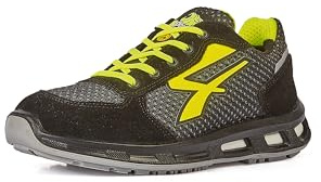 U-POWER Red Pro® Asher, Sicherheitsschuhe, leicht und bequem, extrem atmungsaktives Nylon, Stichschutz, Infinergy-Einsatz, mit Aluminium-Zehenkappen - Black