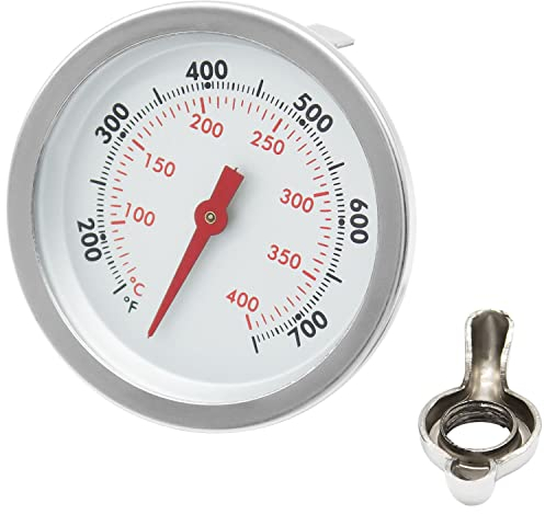 67088 & 67731 Grill Thermometer Replacement for Weber Genesis 300, II and Summit Series Grills, 220-700F Temperature Gauge Center Mount Thermostat for Genesis E/S-310 330, 2-3/8 Dia