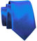 Massi Morino Krawatte königsblau schmal für Herren - 6 cm - Tie Schlips uni einfarbig I Slim Fit Kravatte royalblau