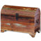 homiuse Aufbewahrungstruhe Altholz Schatztruhe Schatzkiste Truhe mit Deckel Schatzkiste Holz Holztruhe mit Deckel Truhenbank AbschließBare Box Kiste Nicht mit Schloss 60x30x45 cm Vintage-Stil