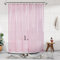 Barossa Design Innerer Duschvorhang, Premium-PVA-Duschvorhang mit 3 Magneten und Metallösen, wasserdicht, leicht, Kunststoff, Standardgröße, Badezimmervorhänge, transparentes Rosa