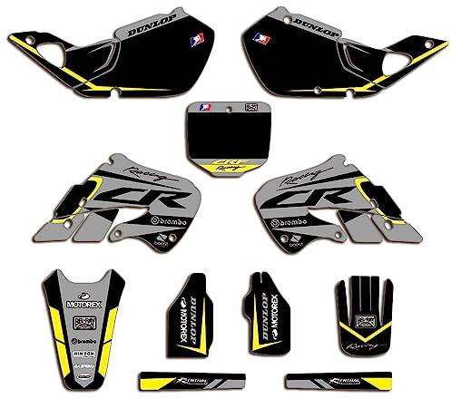 ENARUI Dekor Aufkleber Decals Graphics Kompatibel mit Honda CR 125 CR125 1998 1999 und CR 250 CR250 1997 1998 1999