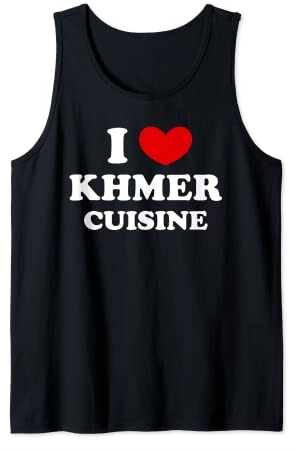 I Love Khmer Cuisine, Ich liebe Khmer-Küche Tank Top