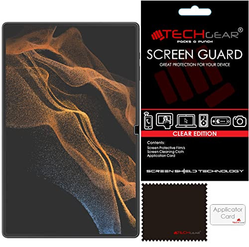 TECHGEAR 5 Pack Clear Screen Protectors for Samsung Galaxy Tab S11 Ultra / S10 Ultra / S9 Ultra / S8 Ultra 14.6 (SM-X930/X936/X920/X926/X910/X916/X900/X906) Ultra CLEAR Screen Guards Covers