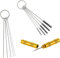 Autolock 3 Set Airbrush Spray Reinigung Reparatur Werkzeug Kit Edelstahl Nadel Pinsel Set
