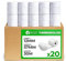 V1 Trade Thermorollen 57mm x 30m x 12mm (20 Stück) - Kassenrollen 57mm Thermo für Registrierkasse - EC Rollen aus Thermopapier 42 g / m2 - Bonrollen Thermo 57mm für Bondrucker