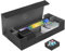 LEFOR·Z Deck Box,X-Large Premium MTG Deck Box,Trading Card Storage Box Fits 550+ Sleeved Cards,Card Deck Case Compatible with MTG,TCG,Yugioh,Magic,Commander,Black Gray