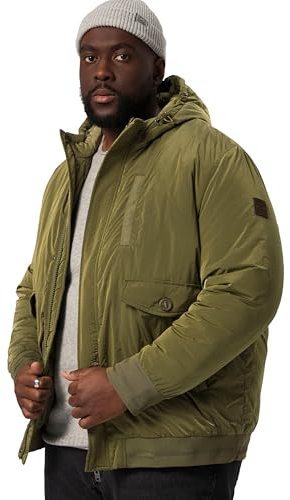 STHUGE Bomberjacke, Kapuze, 2-Wege-Taschen, bis 8 XL seegrün 3XL 820406441-3XL