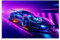 EVMILA Super Car Poster Neon Auto Poster Dekorative Malerei Leinwand Wandposter und Kunstdruck Modern Familie Schlafzimmer Dekor Poster 20 x 30 cm