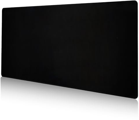 DAWNTREES Large Mouse Mat,80x30 cm,Black Desk Pad,Non-Slip Rubber Mouse Pad,Stitched Edge,Desk mat for Laptop,Computer & PC,Wristing Pad for Gamer,Office & Home