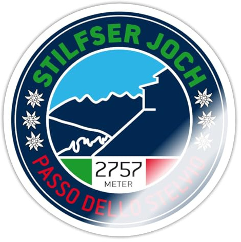 Stilfser Joch Italien Ortler Alpen Gebirgspass Sticker Aufkleber