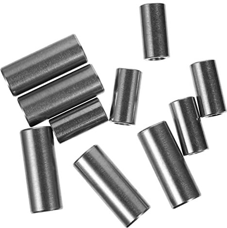 iplusmile 10stücke Edelstahl Hülse Muttern Runde Kupplung Gewindeverbinder Für Rostbeständig Präzise Gewinde Geeignet Für Möbelanwendungen
