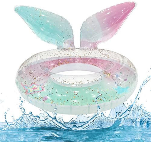 Mermaid Swimming Ring, Schwimmring Für Erwachsene, Pvcschwimmring Aufblasbar, Für Pool-Party-Dekorationen, Party Im Freien Am Meer, Nach Der Inflationäußerer Durchmesser (72cm)