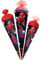 alles-meine.de GmbH Schultüte - Spyderman - 35-100 cm - Größe wählbar - Holzspitze wählbar - Zuckertüte - Tüll - oder Filzabschluß - eckig/rund - klein & groß - Geschenktüte ..