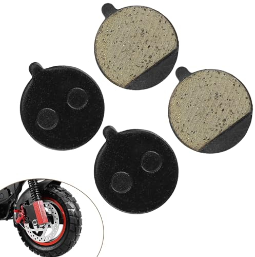 2 Paar Sinter Bremsbeläge für Kugoo M4/M4 Pro Scooter, für Soflow SO4 Pro Gen2 E Elektroroller, Bremsklötze für Scheibenbremse, Ersatzteile für Elektroroller, Hochwertige Bremsbeläge
