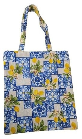 BLUSUPERSHOP 1 Tasche Souvenir Art. 13 Strandmode 40 x 36 cm Schulter 66 cm Reißverschluss Aufdruck Neapel Amalfi Maori Capri Srento Strand Zeremonie Meer, Auf dem Foto, Einheitsgröße