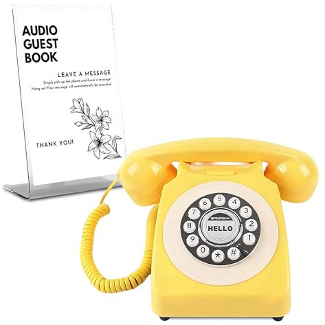 Spinpix360 Audio-Gästebuch für Hochzeit – Nehmen Sie individuelle Audio-Nachrichten mit Gästebuch auf – 12,7 x 17,8 cm Acrylschild im Lieferumfang enthalten – eine persönliche und bequeme Möglichkeit,