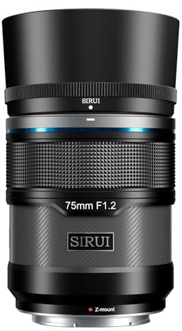 SIRUI Sniper 75mm F1.2 Autofokus Teleobjektiv, EIN APS-C-Objektiv für Nikon Z8, Z9, Z5, Z6, Z7 und Zfc, Z-Mount, Schwarz