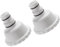 Adaptateur d'aspirateur RP/RX Skimmer Pièces de rechange pour raccord de tuyau de 3,8 cm et 3,2 cm compatible avec les piscines hors sol Summer Waves