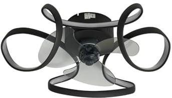 Lindby LED Deckenventilator mit Licht und Fernbedienung leise (Ø 60 cm), 2in1: Ventilator Lampe dimmbar 3 Geschwindigkeiten CCT Farbwechsel