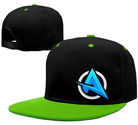 Hiphop Fashion Adjustable Ali A YouTube Hat Snapback Kellygreen
