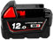 Batterie da 18 V, compatibili con Milwaukee. M18 M18B6 18 V XC 12 Ah 9 Ah Sostituzione delle batterie degli utensili 48-11-1860(1PCS 12000mAh)