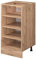 Vicco Küchenregal R-Line, offener Küchenschrank, Goldkraft Eiche, 40 cm, AP Eiche
