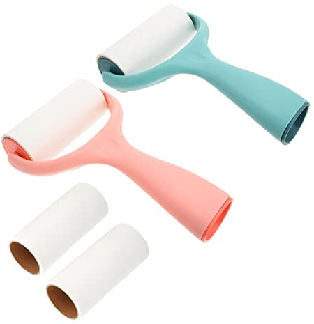 Kisangel 1 Satz Aufkleber haarentferner Rolle Fusselband Haarfärbemittel-Entferner Auto Vakuum Hair Remover fusselbürste Teppich bürste klebriger Haarentferner Haarentfernungsrolle Papier