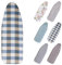 HUNTFF Ironing Board Covers Extra Large Covers with Drawsttightening Ironing Board Cover and Pad, Resist Scorching and Staining, Ironing Covers for Table Top/D/Small Ironing Board Cover