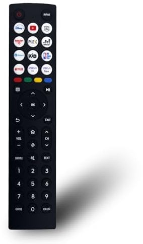 Replacement for Hisense TV Remote ERF2J36H ERF2J36 ERF2K36H ERF2N36 EN2Q36H, Universal Remote Control for Hisense Smart VIDAA TV 55E77KQTUK 75A6BGTUK 65E77KQTUK 50E6KTUK 55E6KTUK (No Voice Function)