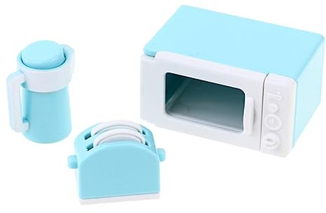 Kisangel 1 Satz Puppenhaus Babyspielzeug Kleinkind Mini Mikrowelle Spielzeugofen Mikrowelle Für Mikrowelle Puppenhauszubehör Plastik
