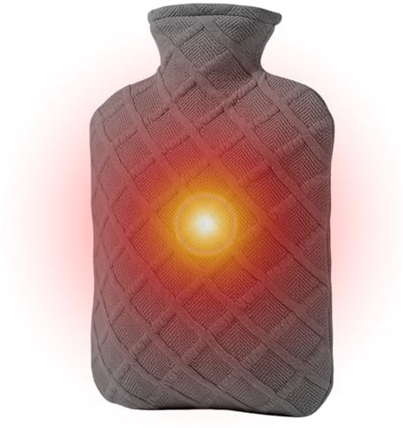 Wärmflasche 1.2L Wärmekissen Für Krämpfe | 4-6 Stunden Wärmespeicherung Für Hände Schultern Nacken Beine Winter Reisen Camping Kinder Schule
