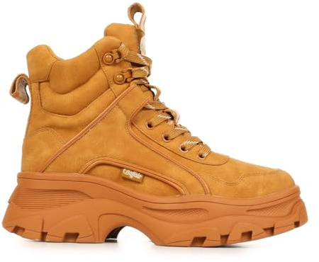 Buffalo Venom Mid Women's Boots, Camel, 7 UK