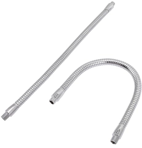 CAXUSD Support Flexible LED Col de Cygne 300 MM Lot de 2 Pièces en Métal Électrolytique Rallonge Réglable pour Projecteur et Accessoires D’Éclairage Pied Flexible pour Lampe DIY