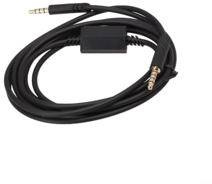 Ersatz-Audiokabel für Logitech für Astro A10 A40 TR Mixamp Headsets mit vergoldeten Steckern und Sauerstoffkupfer für hohe Klangübertragung (TPE-Draht)