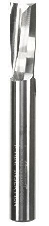 Freud 73–204 1/4-Zoll-Durchmesser von 3/8 Zoll Höhe O Flöte bis Spirale Kunststoff Schneiden Router Bit mit 1/4-Zoll-Schaft, 73-214