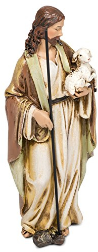 Roman Guten Hirten Lamb Heiligen Statue Jesus Christus Schutz 15,2 cm Statue Religiöse Geschenk
