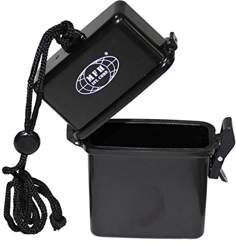Box, Kunststoff, wasserdicht, Nackenband, schwarz
