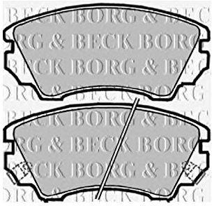 Borg & Beck BBP2046 Front Brake Pads To Fit PSA C4 Picasso 5008 07-