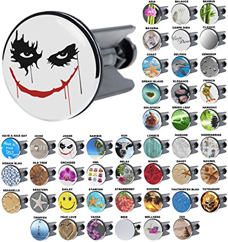 Sanilo Waschbeckenstöpsel Joker, viele schöne Stöpsel für das Waschbecken zur Auswahl, hochwertige Qualität