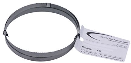 SMI lame per sega a nastro in metallo, bimetalliche M42, dimensioni 1638 x 13 x 0,65 mm, 10/14 dpp adatte ad es. Optimum, Epple, Holzmann, Bernardo.