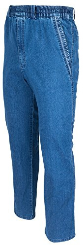 SOUNON Herren Jeans, Cargojeans, Schlupfhose Schlupfjeans, Stretchjeans 5 Farben Größe M bis 5XL
