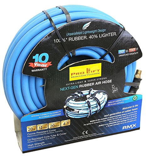 Pro-Lift-Montagetechnik 20m Druckluftschlauch 1/2, max. 20bar, Innendurchmesser 13mm, blau, 02175