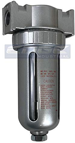In Line Trockenmittel-Lufttrockner für Druckluft, ideal für pneumatische Werkzeuge, Sprühkabine, Plasmaschneider, mit Trockenmittelperlen (0,95 cm NPT)