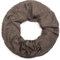 styleBREAKER Loop Schal mit Falten und Metallic Splashes Sterne und Pailletten, Schlauchschal, Tuch, Unisex 01017073, Farbe:Braun meliert