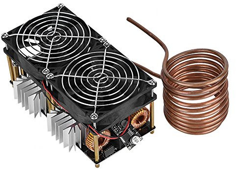12-48V 1800W ZVS Módulo de placa de calentamiento por inducción Módulo de fuente de alimentación de CC de bajo voltaje con calentador de controlador de retorno de bobina